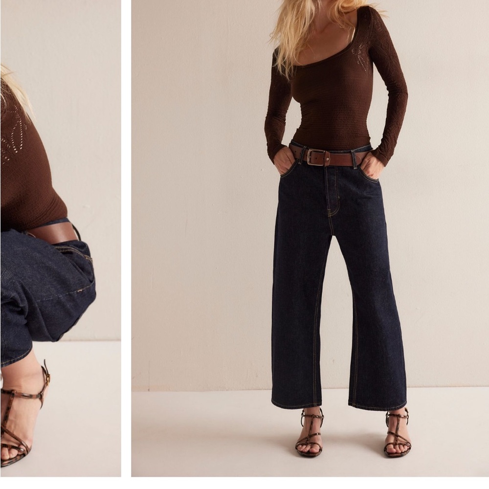 Free People So Many Likes Brown Long Sleeve Top - Picture 4 of 4